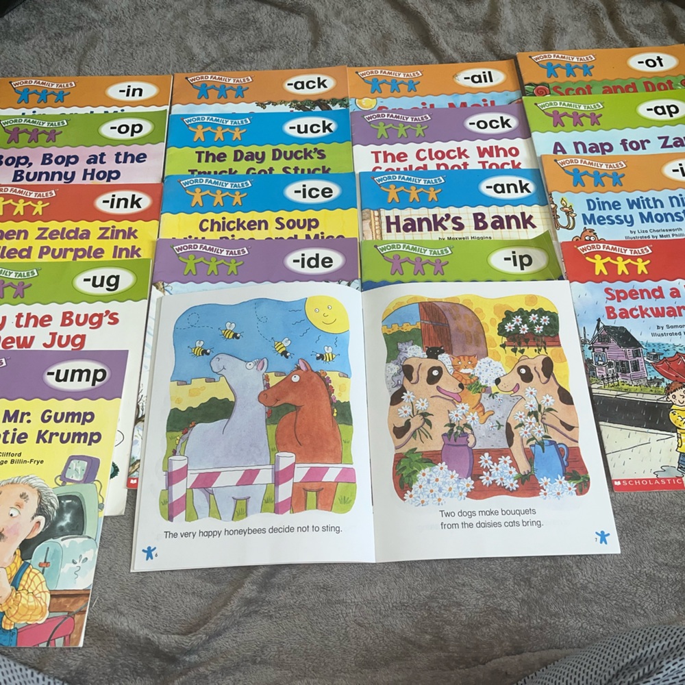 Scholastic Kids Reading Books Set - Colorful Educational Series